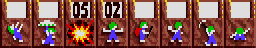 Skills: Oh no! More Lemmings, Amiga, Wicked, 7 - Last Lemming To Lemmingcentral